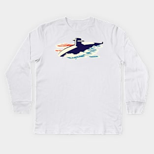 Submarine Kids Long Sleeve T-Shirt